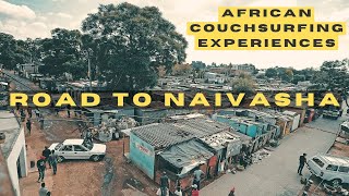 Couchsurfing in Kenya  Straitened with Big Hearts  Africa Hindi Vlog  Road to Lake Naivasha 🇰🇪 [upl. by Cassey842]