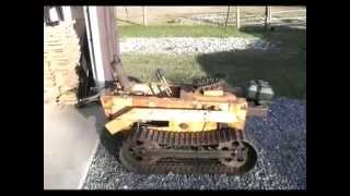 Jims dozer 06  Struck MD50 mini dozer pulling logs [upl. by Kirrad]