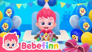 🥳🎂 Happy Birthday Bebefinn  EP33  Birthday Song for Kids  Nursery Rhymes amp Kids Songs [upl. by Aicileb]