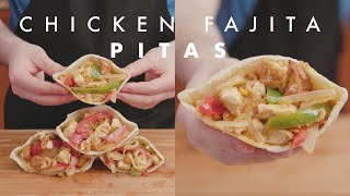 Chicken Fajita Pitas Recipe [upl. by Clement838]