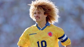 Carlos VALDERRAMA ● 10 Great Goals [upl. by Ayt936]