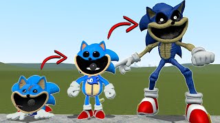 NEW EVOLUTION OF SMILING CRITTERS SONIC POPPY PLAYTIME CHAPTER 3 In Garrys Mod [upl. by Conias]