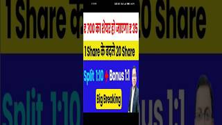 Vertoz Advertising bonus split news💸Vertoz advertising 1 share ke 20 share🎁Vertoz advertising news [upl. by Ahtenek]