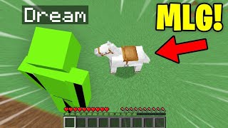 RECREATING MY FAVOURITE YOUTUBERS MLG  VERY HARD  YesSmartyPie dream Minecraft Gameplay [upl. by Tupler]