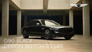 G90 Black  Design Sketch to Life  제네시스 [upl. by Ronni]