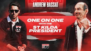 I chat one on one with the St Kilda president Andrew Bassat [upl. by Adda]