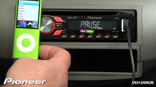 PIONEER DEH2400UB iPod Control Mode autoprestigeautoradio [upl. by Yasdnil]