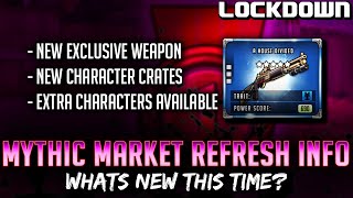 TWD RTS New Mythic Market Refresh What Is New The Walking Dead Road to Survival [upl. by Ellehcin813]