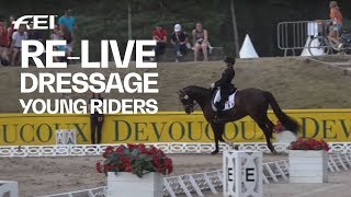 RELIVE  Dressage YR Individual Part 1  FEI European Championships CH  J  YR [upl. by Apollus]