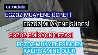 Egzoz Emisyon Muayene Ücreti Egzoz Muayene Cezası Ne Kadar Egzoz Emisyon Ölçümü Kaç Yılda [upl. by Gisser]