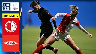 HIGHLIGHTS  Slavia Prague vs SK Brann UEFA Womens Champions League 202324 Matchday 5 [upl. by Cirillo698]