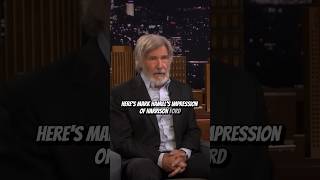 Harrison Ford watches Mark Hamill impersonate him [upl. by Laveen293]