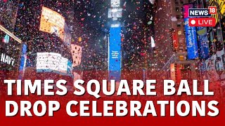 Times Square Live  Watch LIVE The New Year’s Eve 2024 Ball Drop And Festive Performances  N18L [upl. by Haimrej]