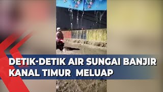 DetikDetik Air Sungai Banjir Kanal Timur Semarang Meluap [upl. by Jena]