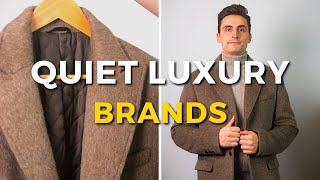 Best Quiet Luxury Brands For Men Full List [upl. by Vinny]