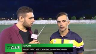 Giugliano le interviste dopo la vittoria a Casalnuovo [upl. by Eillat]