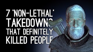 7 NonLethal Takedowns That Definitely Killed People [upl. by Ykceb803]