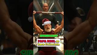 Papá Noel ya no será gordo🎅 fitness navidad gym [upl. by Etaner563]