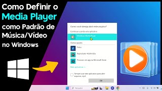 Como Definir o MEDIA PLAYER como Padrão de MúsicaVídeo no Windows [upl. by Welbie]