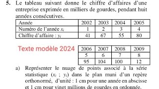 Correction StatistiqueTexte modèle 2024📚💥SMP🔥📊 [upl. by Spenser451]