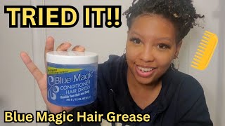 Trying Blue Magic Hair Grease on my Hair for the Fall  Chit Chat [upl. by Nosaj]