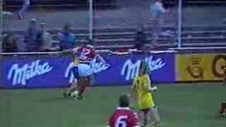 Denmark  Sweden  Friendly 1989  2nd half highlights [upl. by Mattah664]