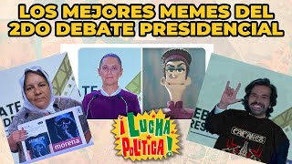 Los mejores MEMES del segundo DEBATE presidencial en México [upl. by Odrareg]