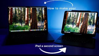 Turn Your iPad Pro Into A Stylish Second Screen Monitor For Your Macbook No Cable needed [upl. by Peregrine453]