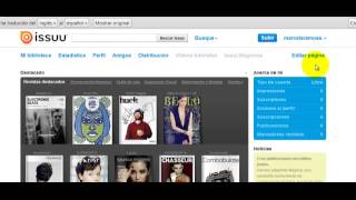 Como usar issuu [upl. by Etiuqram]