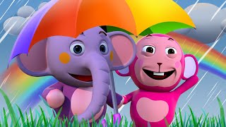 Baarish Aayi Cham Cham Cham ⛈⛱  Hindi Rhymes For Kids [upl. by Karola210]