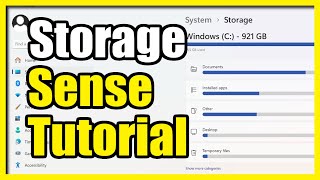 How to Easily Free up Some Storage Space on Windows 1011 using Storage Sense Easy Method [upl. by Sergeant]