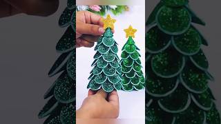 DIY Christmas tree 🎄 christmas decoration ideas shortsfeed tranding christmas short [upl. by Eesdnil]