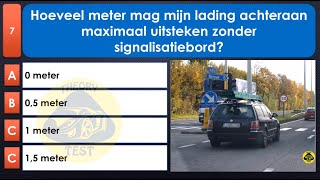 rijbewijs theorie examen belgie 2024  Lading pech en ongeval [upl. by Wisnicki]