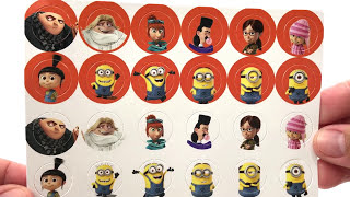 2017 MCDONALDS DESPICABLE ME 3 FULL SET OF 21 HAPPY MEAL MINIONS MOVIE TOYS UNBOXING amp REVIEW VIDEO [upl. by Syverson936]