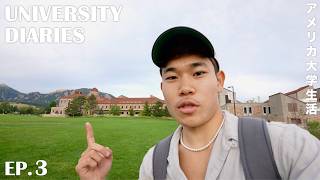 UNIVERSITY DIARIES ep3  The First Day of School at CU Boulder cuboulder [upl. by Evy]