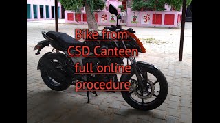 CSD Canteen se Bike 2021  Bike from CSD canteen online  tvs apache rtr1604v [upl. by Neesay730]