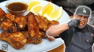 Mouthwatering Honey Lemon Pepper Wings [upl. by Leumek]