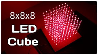 8x8x8 LED Cube with Arduino Nano  How to make a 8x8x8 LED Cube at Home [upl. by Assert]