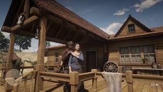 Beechers Hope random event  John hugs Abigail RDR 2 [upl. by Ringo]