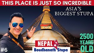 Boudhanath Stupa  Biggest stupa in Nepal  Where to Stay in Kathmandu  Yakety Yak Hostel review [upl. by Stagg]