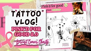 TATTOO VLOG Pinkd for good charity event [upl. by Culberson]