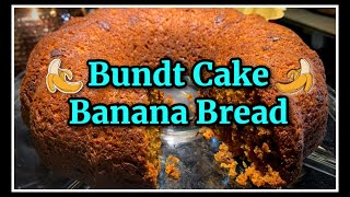 🍌 Delicious Bundt Cake Banana Bread 🍌 [upl. by Chung670]