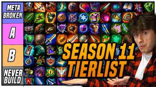 TIERLIST OF EVERY ITEM IN PATCH 112 [upl. by Nosnibor]