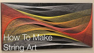 How to make String Art  Tutorial [upl. by Aronas]