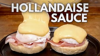 Hollandaise Sauce  Recipe Tutorial [upl. by Nosdrahcir]