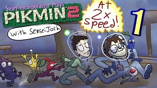 Pikmin 2 At 2x Speed With SenseiJosh  Part 1 [upl. by Ytsirhk]