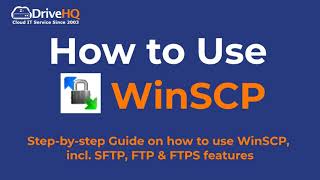 How To Use WinSCP FTP client  Connect to FTP FTPS and SFTP servers [upl. by Shifrah]