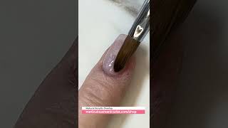 Easy Natural Acrylic Nails Overlay Meticulous Manicurist [upl. by Eiramacissej]