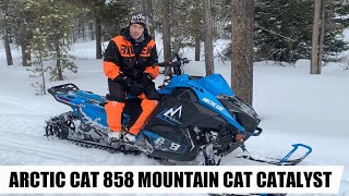 2025 Arctic Cat M 858 Mountain Cat Catalyst [upl. by Ylrak]