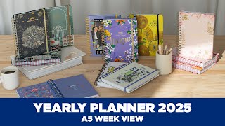 YEARLY PLANNER A5 WEEK VIEW 2025  Grupo Erik [upl. by Aer]